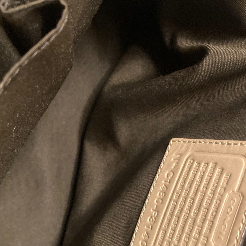 Coach Brown and Tan Shoulder Bag - Picture 10 of 15